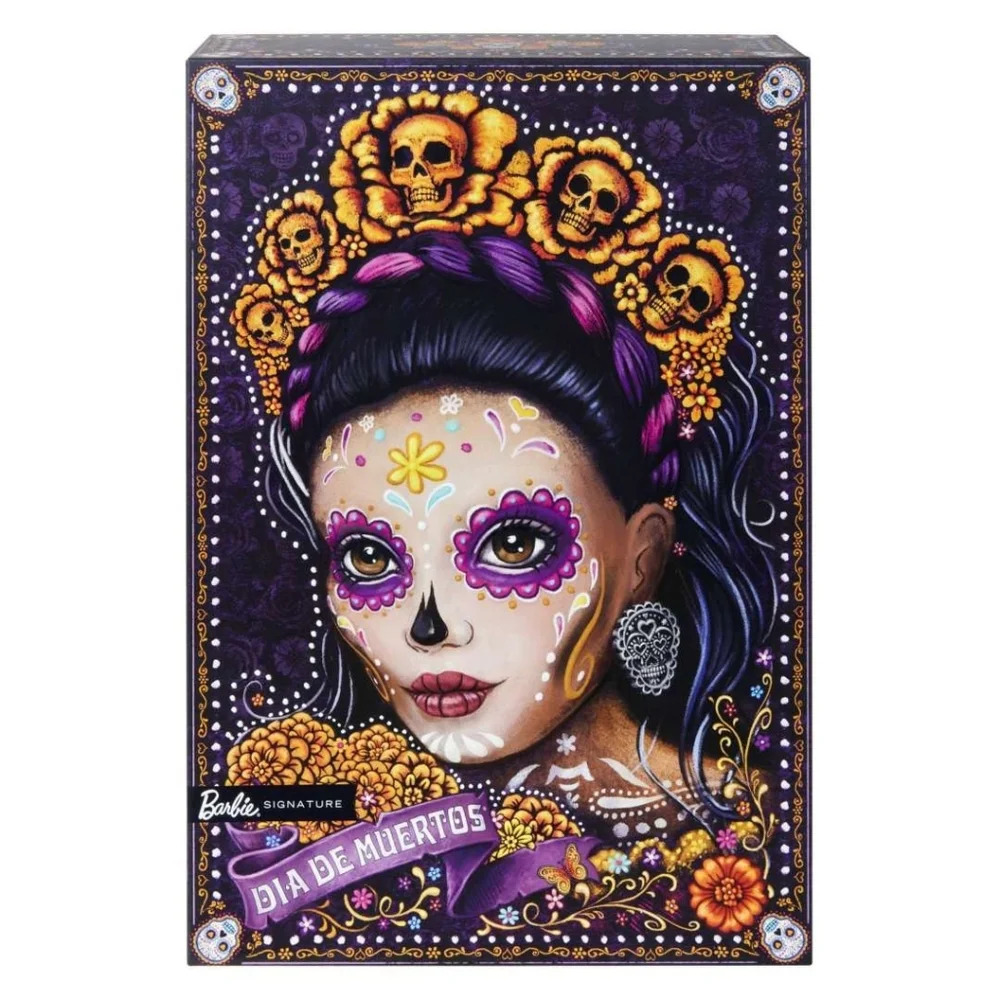 Barbie Dia De Los Muertos 2021 Doll NRFB Mattel Day Of The Dead Collector - Picture 7 of 9
